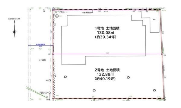 八王子市富士見町　土地・全2区画　2号地　建築条件なし