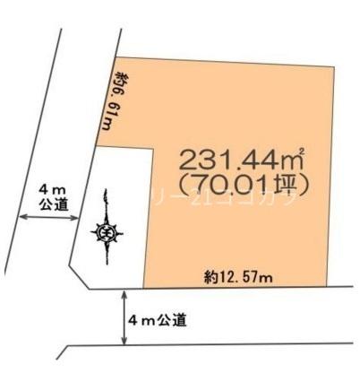 八王子市暁町　土地　建築条件なし