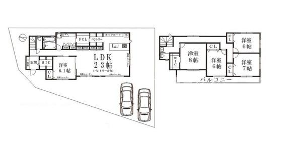 八王子市長沼町　新築一戸建て・全1棟