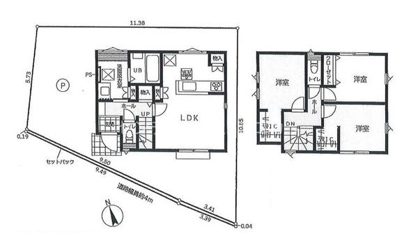 八王子市片倉町　新築一戸建て・全1棟