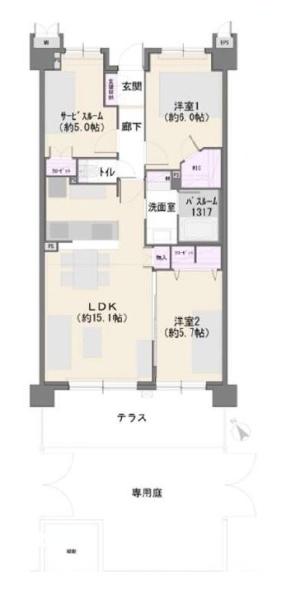 サンクレイドル暁町弐番館　中古マンション