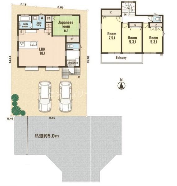 八王子市下恩方町の中古一戸建て