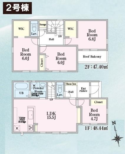 八王子市川口町　新築分譲住宅5棟　全9区画　2号棟