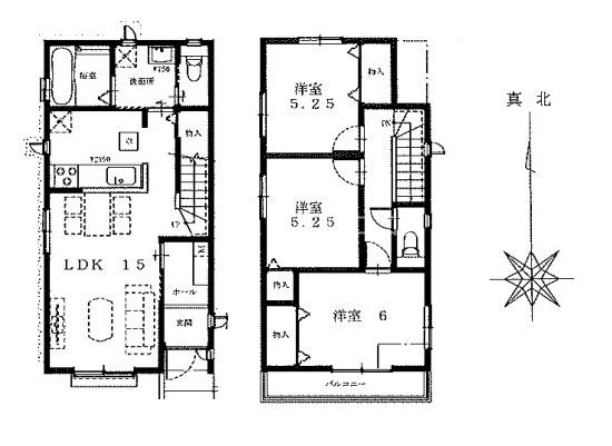 八王子市散田町 新築一戸建て・全2棟 1号棟
