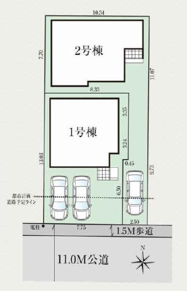 八王子市台町1丁目　新築一戸建て　1号棟