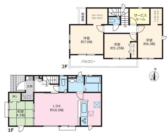 八王子市石川町　新築分譲住宅13棟　全21区画　12号棟