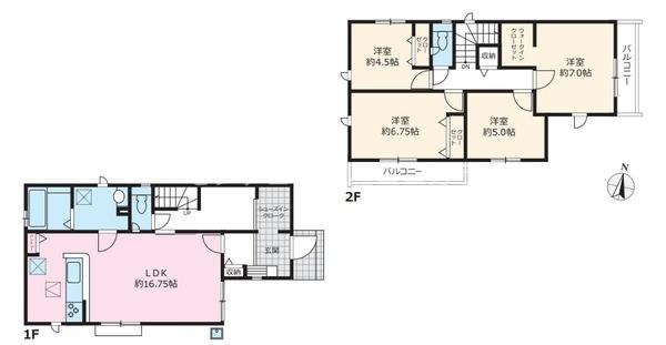 八王子市石川町　新築分譲住宅13棟　全21区画　16号棟