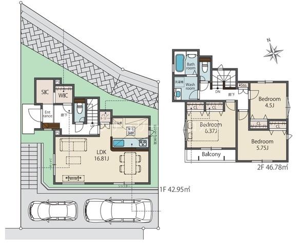 八王子市館町　新築一戸建て・全11棟　7号棟