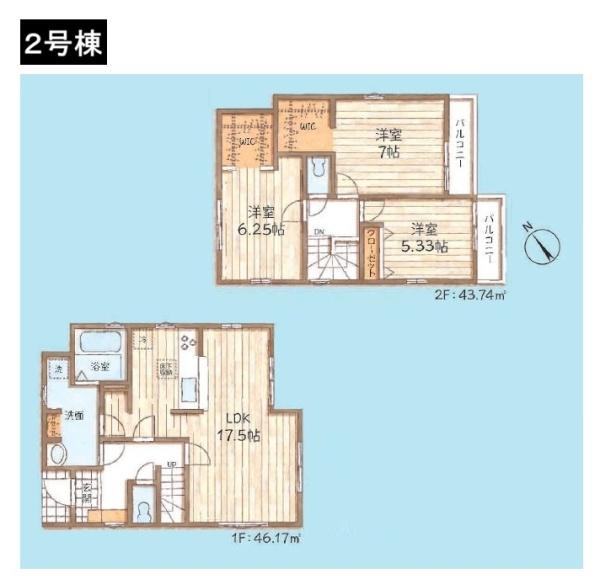 八王子市寺田町　新築一戸建て　2号棟