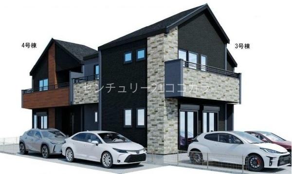 八王子市小比企町　新築一戸建て・全6棟　今回販売5棟　3号棟
