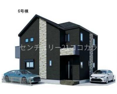 八王子市小比企町　新築一戸建て・全6棟　今回販売5棟　6号棟