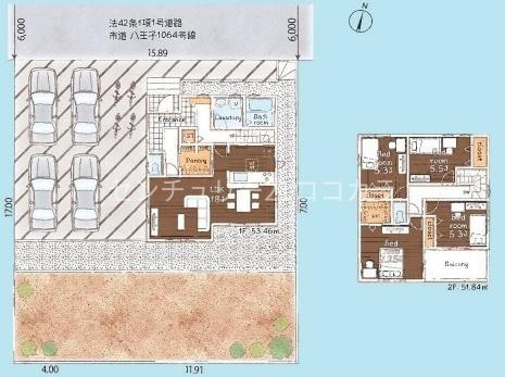 八王子市久保山町　新築一戸建て・全1棟