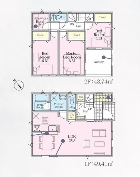 八王子市泉町新築一戸建て・全20区画　新築販売12棟　2号棟