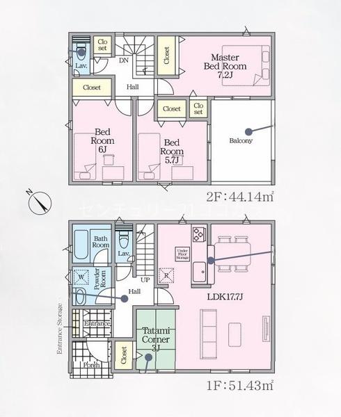 八王子市泉町新築一戸建て・全20区画　新築販売12棟　7号棟