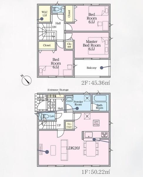 八王子市泉町新築一戸建て・全20区画新築販売12棟　15号棟