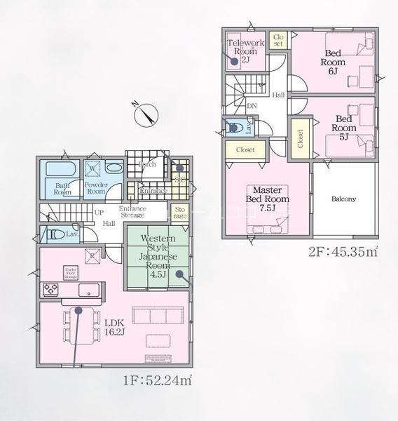 八王子市泉町新築一戸建て・全20区画新築販売12棟　18号棟