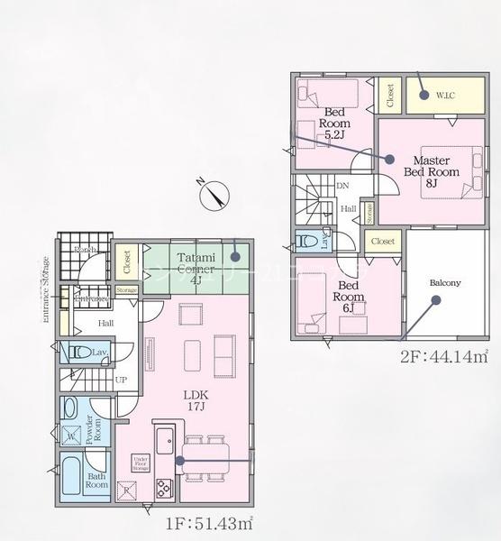 八王子市泉町新築一戸建て・全20区画新築販売12棟　19号棟
