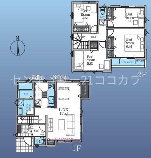 八王子市上野町　新築一戸建て・全3棟　1号棟
