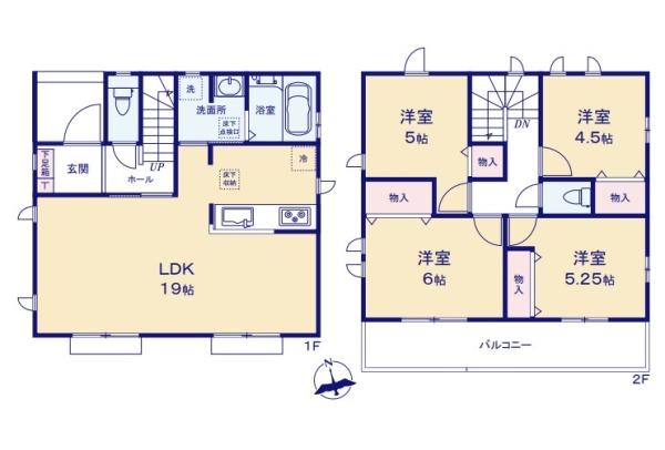 八王子市弐分方町　新築一戸建て・全7棟　D号棟