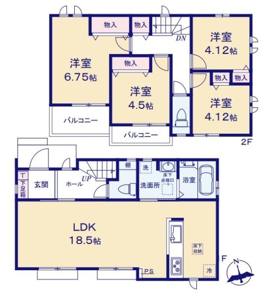 八王子市弐分方町　新築一戸建て・全7棟　G号棟