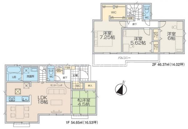 八王子市弐分方町　新築一戸建て・全5棟　5号棟