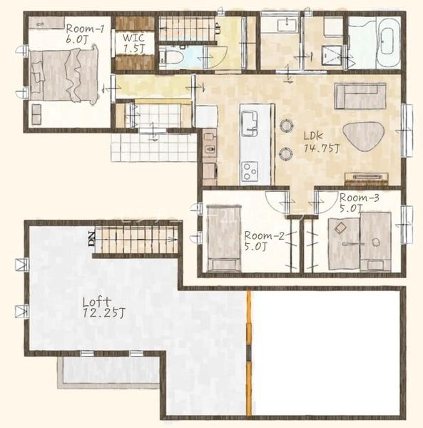 八王子市大楽寺町　新築一戸建て・全1棟