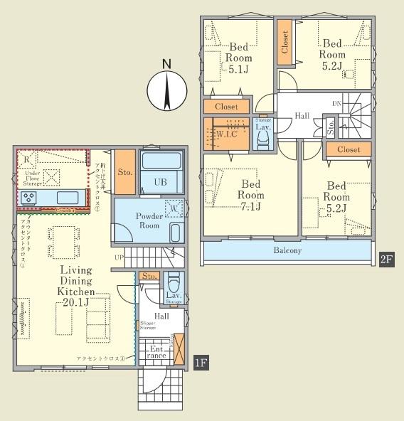 八王子市子安町　新築一戸建て・全3棟　3号棟