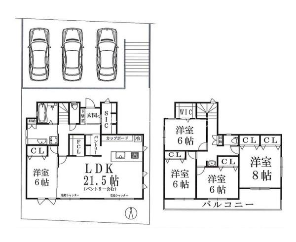 八王子市元八王子町3丁目　新築一戸建て・全1棟