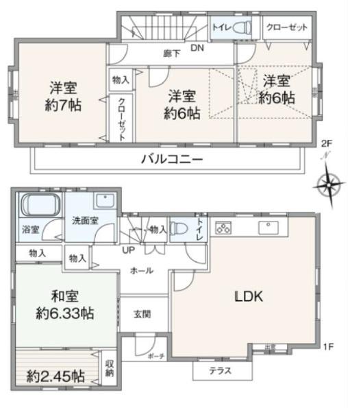 八王子市美山町の中古一戸建