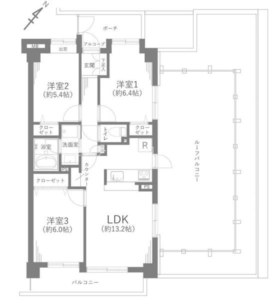 グリーンコーポ多摩ニュータウン南大沢　中古マンション