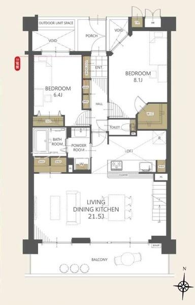 タウンズ八王子センタークレスト 中古マンション