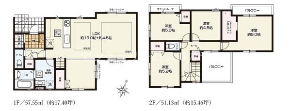 八王子市めじろ台4丁目　新築一戸建て・全1棟