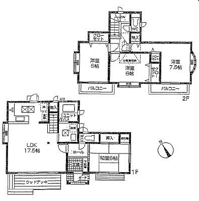 八王子市館町の中古一戸建て