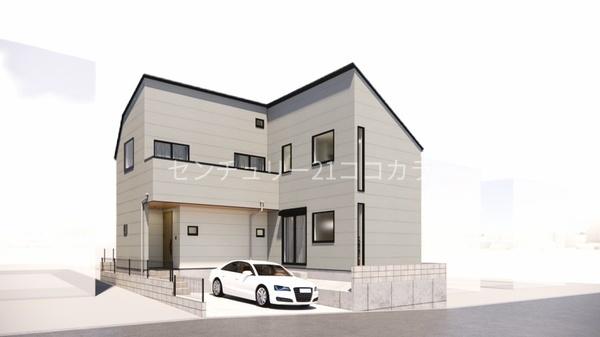 日野市大阪上の新築一戸建て・全3棟・1号棟
