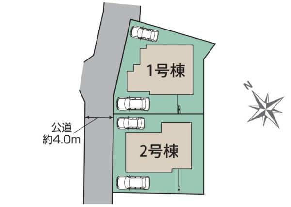 八王子市寺田町新築一戸建て・全2棟　1号棟