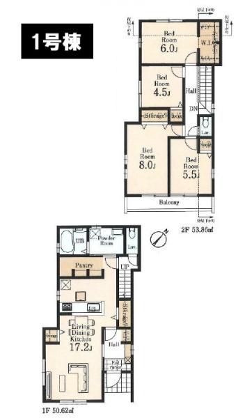 八王子市椚田町　新築一戸建て・全4棟　1号棟