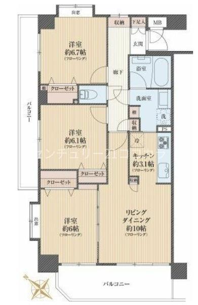 マイキャッスル八王子暁町ガーデンヒルズ　中古マンション