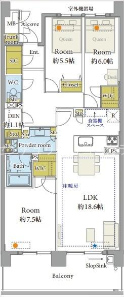 クレヴィア京王堀之内パークナードⅠ　中古マンション
