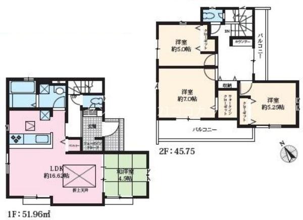 八王子市楢原町　新築一戸建て・全7棟　2号棟