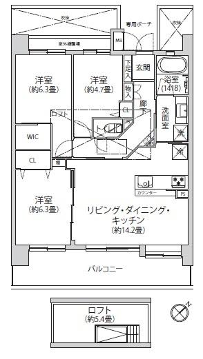 レールシティ八王子かえで通り　中古マンション