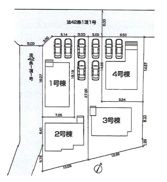 八王子市館町　新築一戸建て・全1棟　3号棟