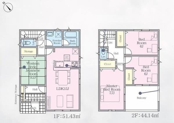 八王子市泉町新築一戸建て・全20区画新築販売17棟 11号棟