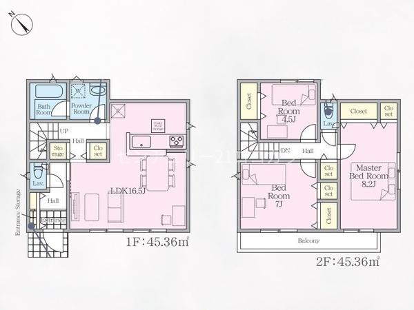 八王子市泉町新築一戸建て・全20区画新築販売17棟 12号棟