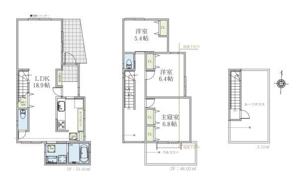 八王子市椚田町　新築一戸建て・全3棟　1号棟