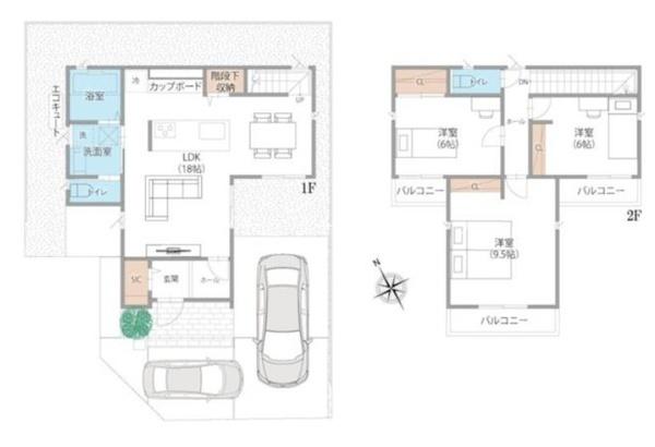 八王子市楢原町　新築一戸建て・全5区画　4号棟