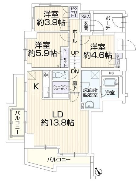 セントラルコートめじろ台　中古マンション