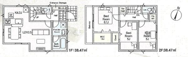 八王子市横川町　新築一戸建て・全3棟　3号棟