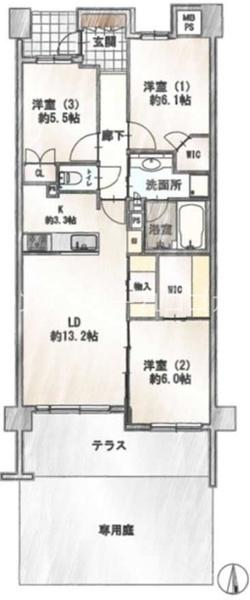 レクセル多摩センターマークレジデンス　中古マンション
