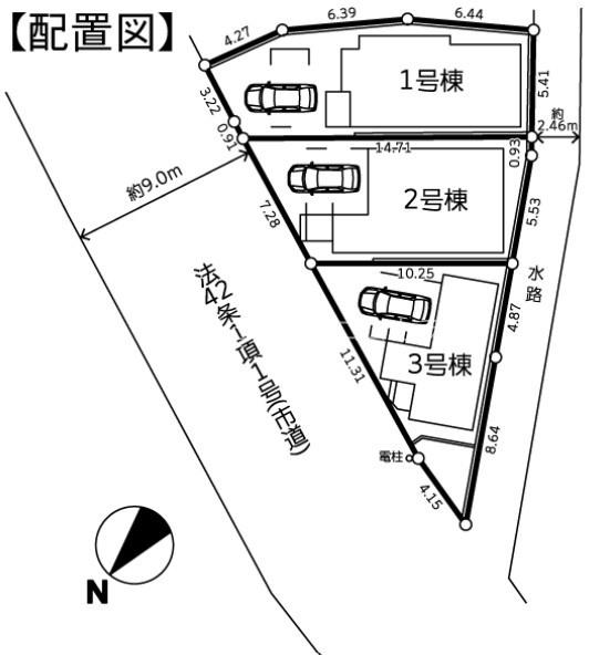 八王子市下柚木　新築一戸建て・全3棟　3号棟