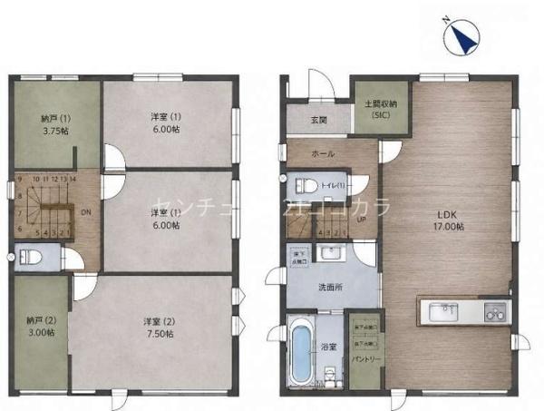 八王子市楢原町の中古一戸建て